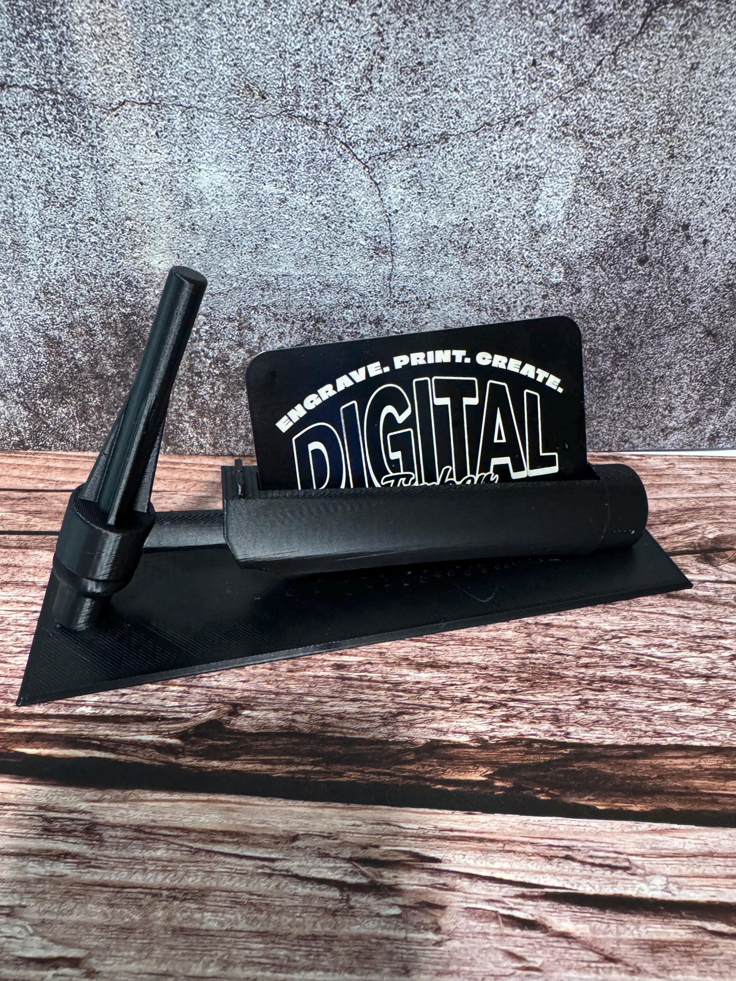 3D-Printed TIG Torch Business Card Holder: Welding Desk Decor