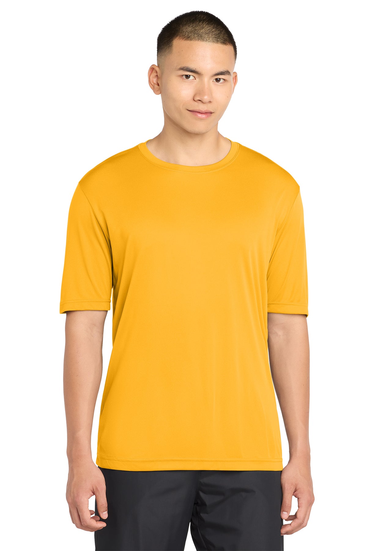 Sport-Tek ST350 PosiCharge Competitor Tee in Gold, front view