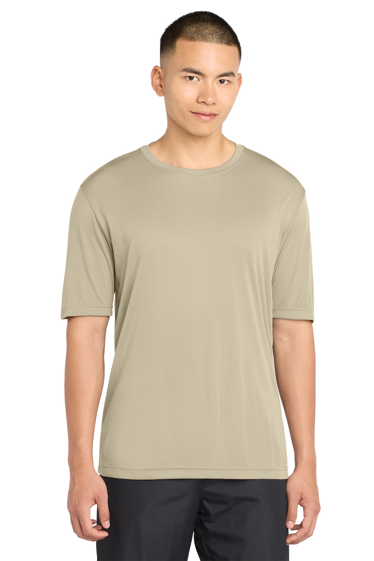 Sport-Tek ST350 PosiCharge Competitor Tee in Sand, front view