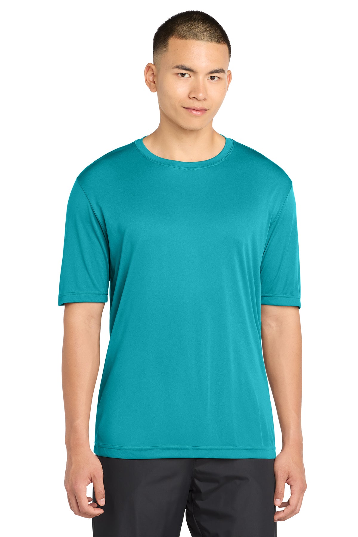 Sport-Tek ST350 PosiCharge Competitor Tee in Tropic Blue, front view