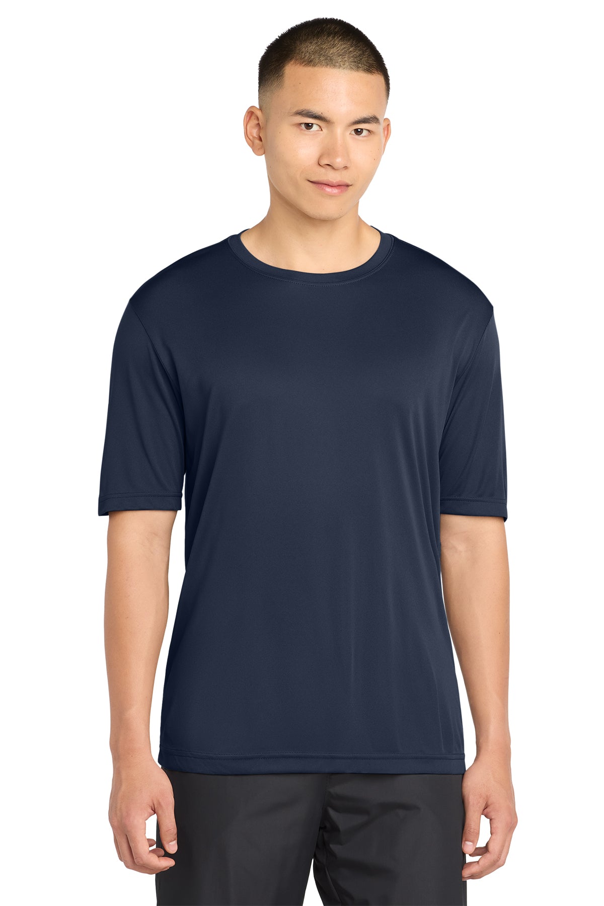 Sport-Tek ST350 PosiCharge Competitor Tee in True Navy, front view