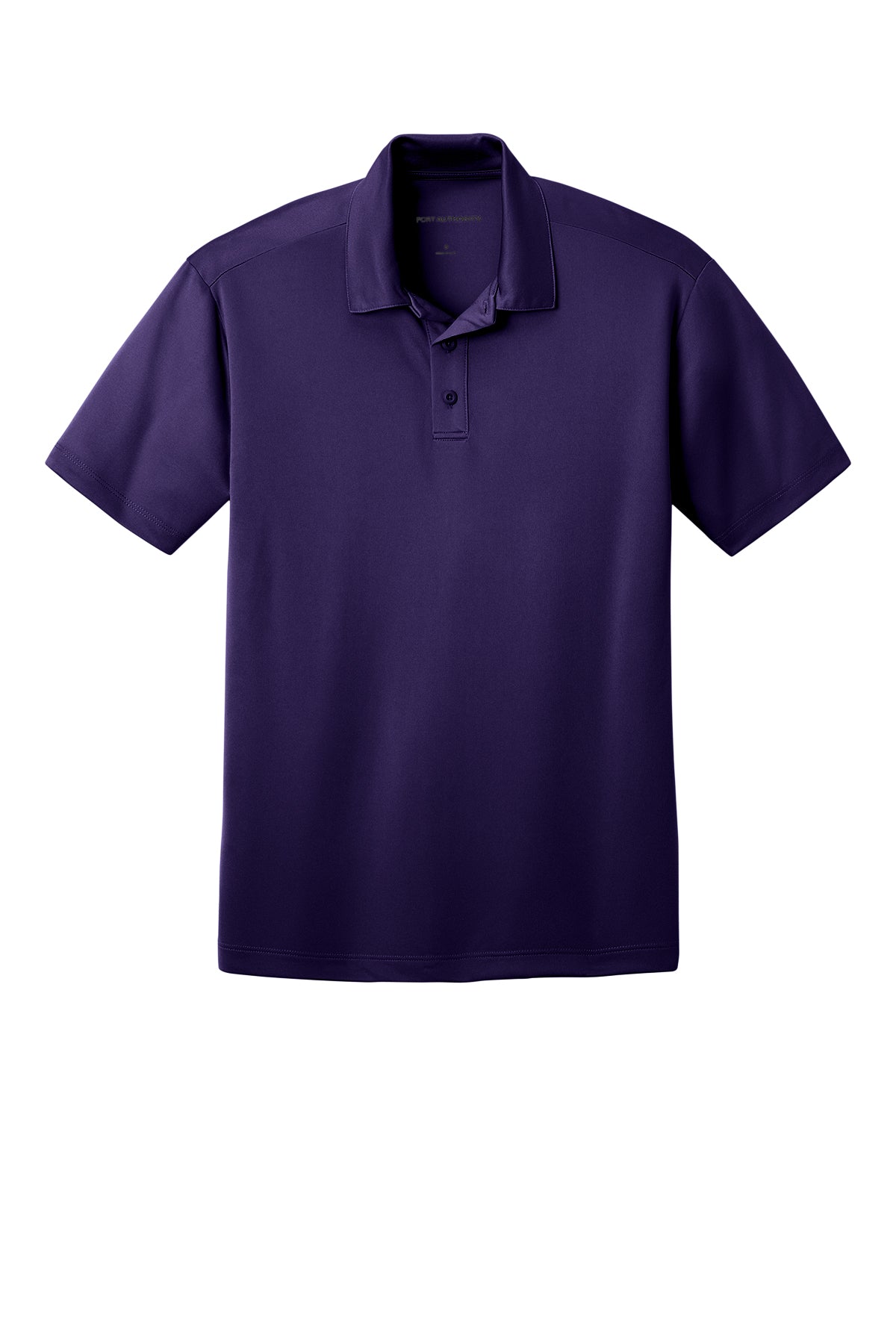 Port Authority K540 Silk Touch Performance Polo in Bright Purple, front view before custom embroidery