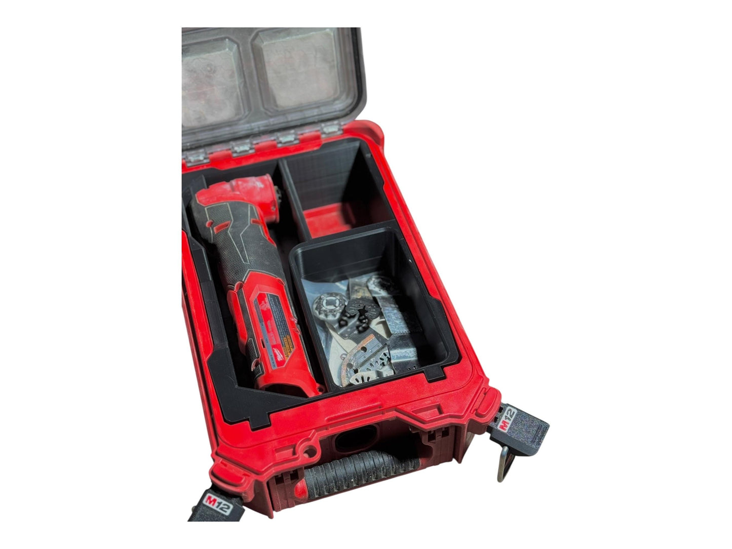 Milwaukee M12 Oscillating Tool Insert – Fits Packout 48-22-8435 | 3D Printed Organizer