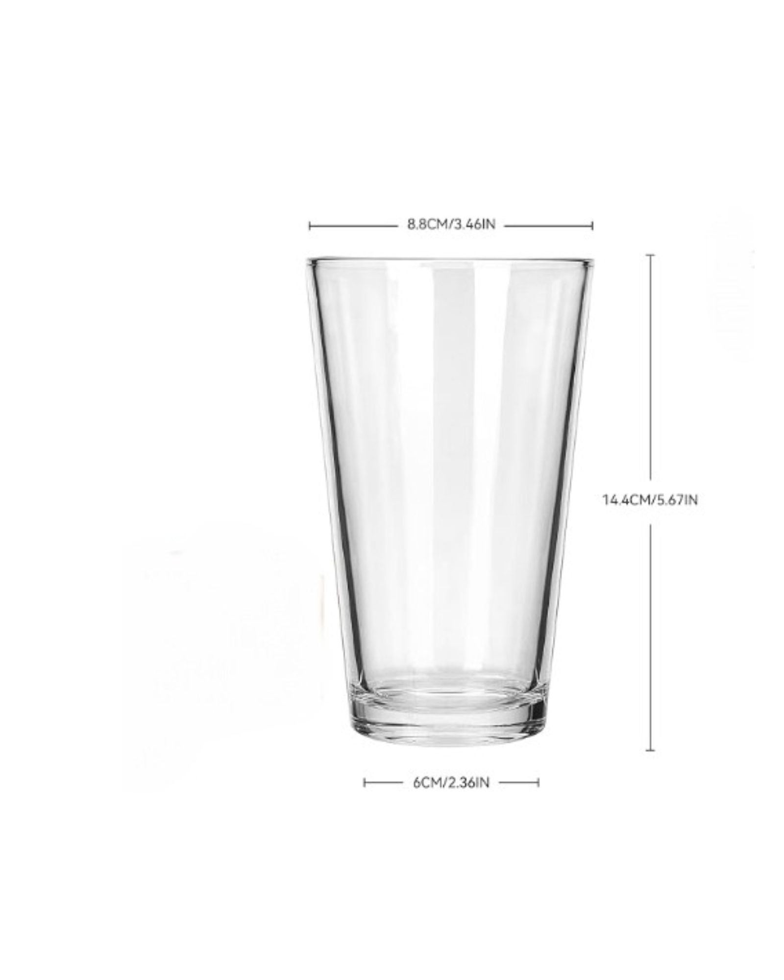 Custom UV Printed Pint Glass | Personalized 16oz Beer Glass