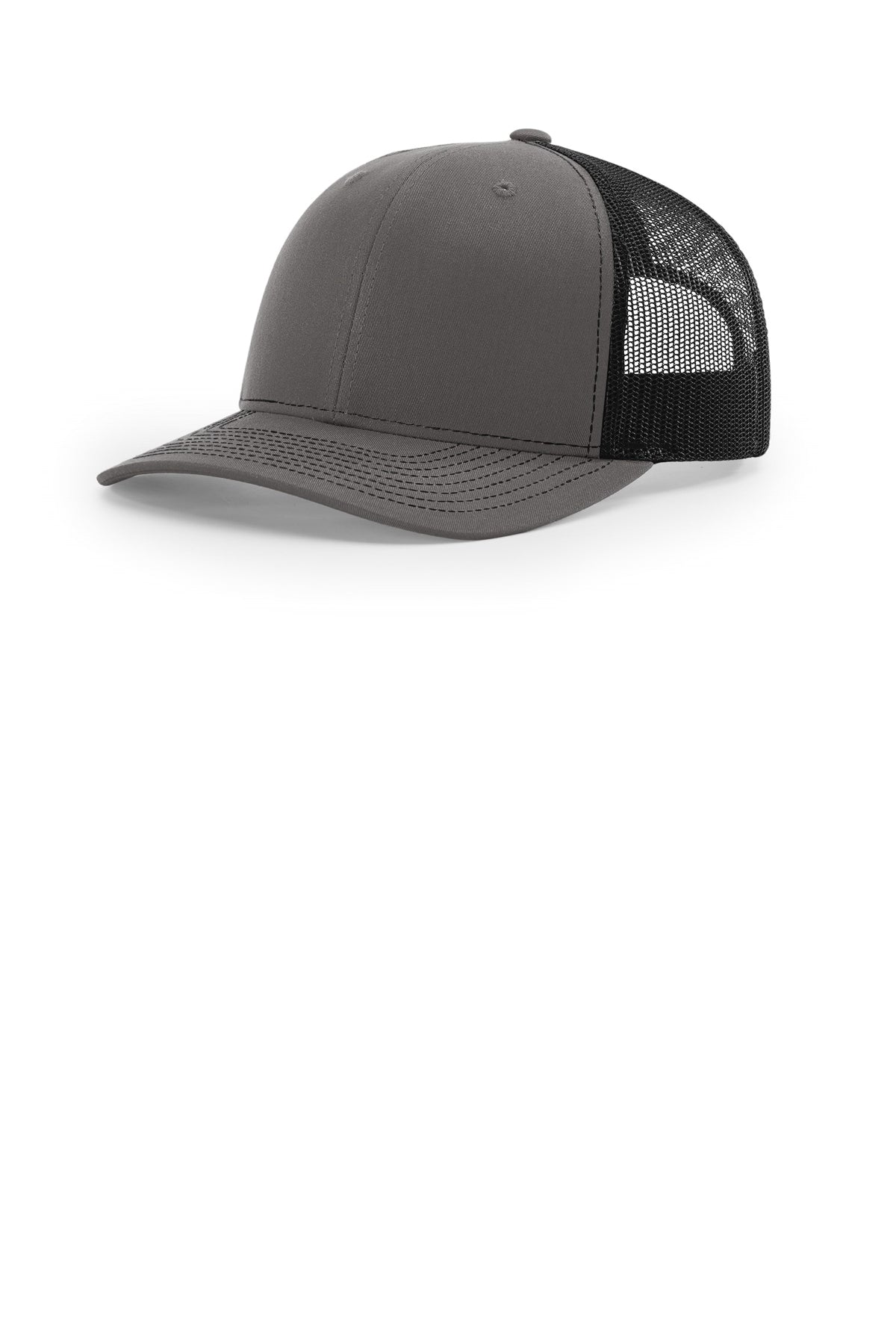 Richardson 112 hat in Charcoal/ Black; blank color reference for embroidered business gift set