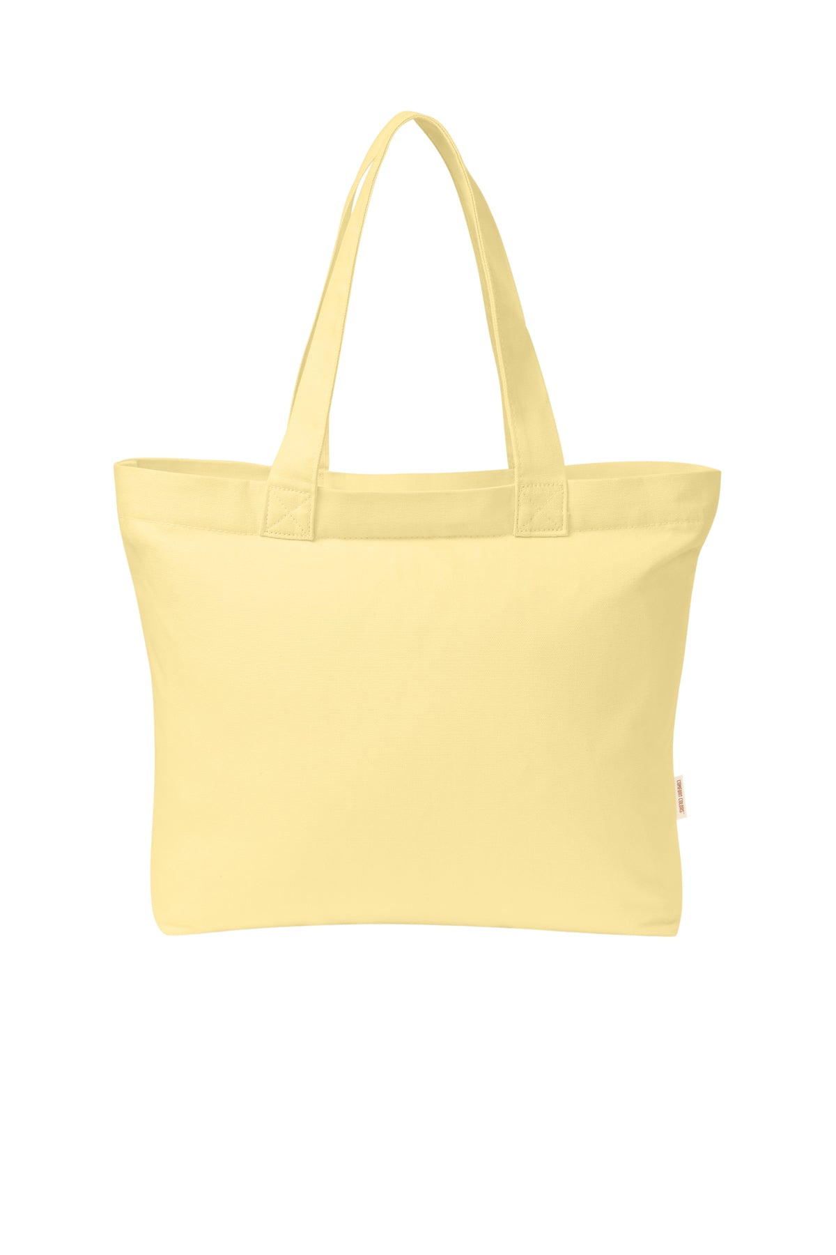 Comfort Colors CCET0 Everyday Tote in Butter - undecorated front view