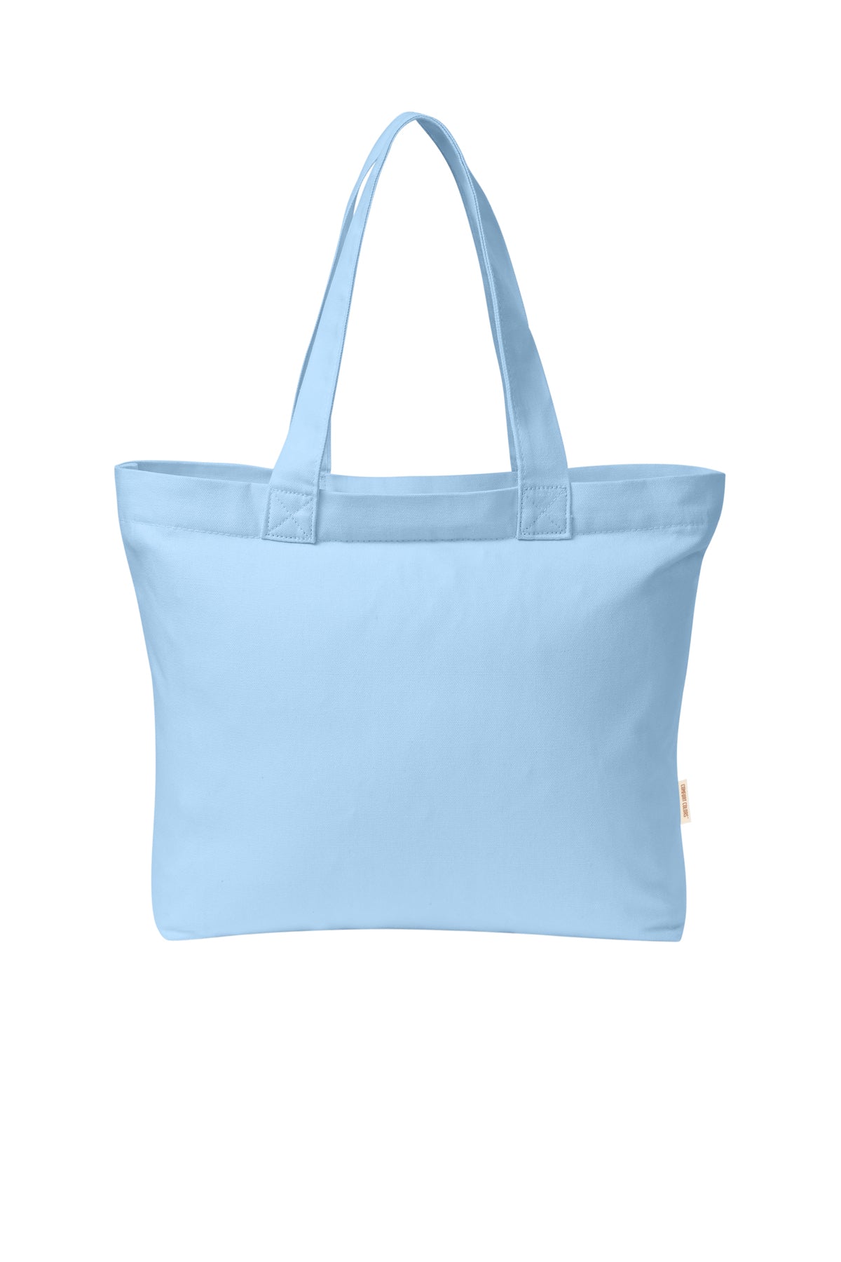 Comfort Colors CCET0 Everyday Tote in Hydrangea - undecorated front view