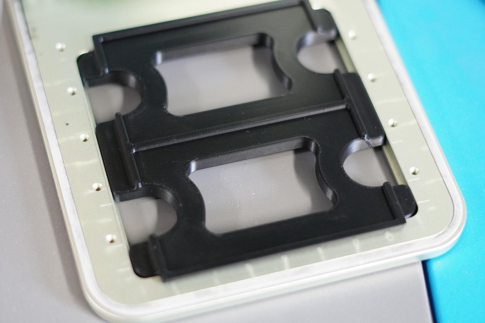 Laser alignment tool for engraving metal business cards (etsy image id: 6784263925)