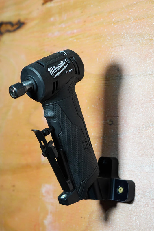 Milwaukee M12 tool holder wall-mounted with drill (etsy image id: 6787660362)