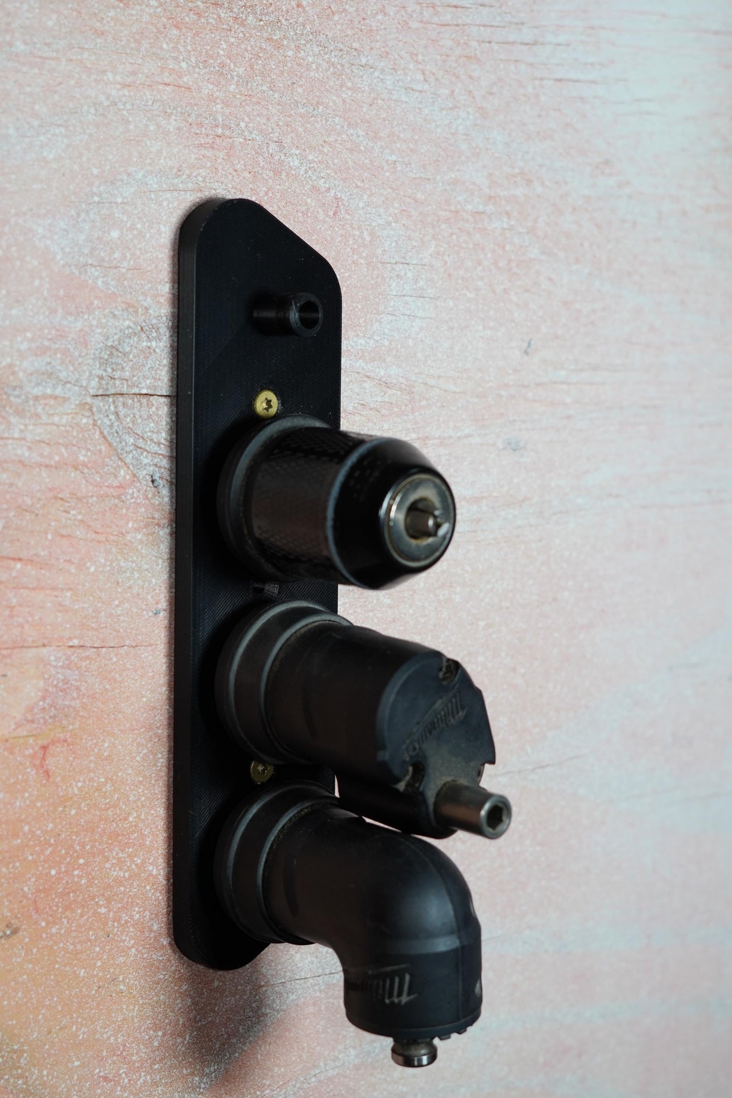 Horizontal mounting of the drill head holder (etsy image id: 6789781582)