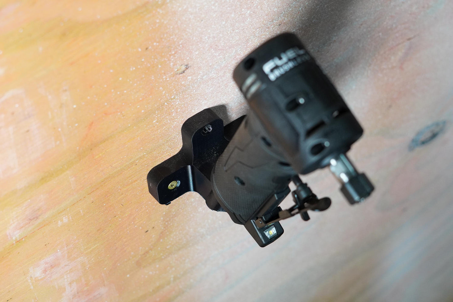Milwaukee M12 tool holder wall-mounted with drill (etsy image id: 6835668877)
