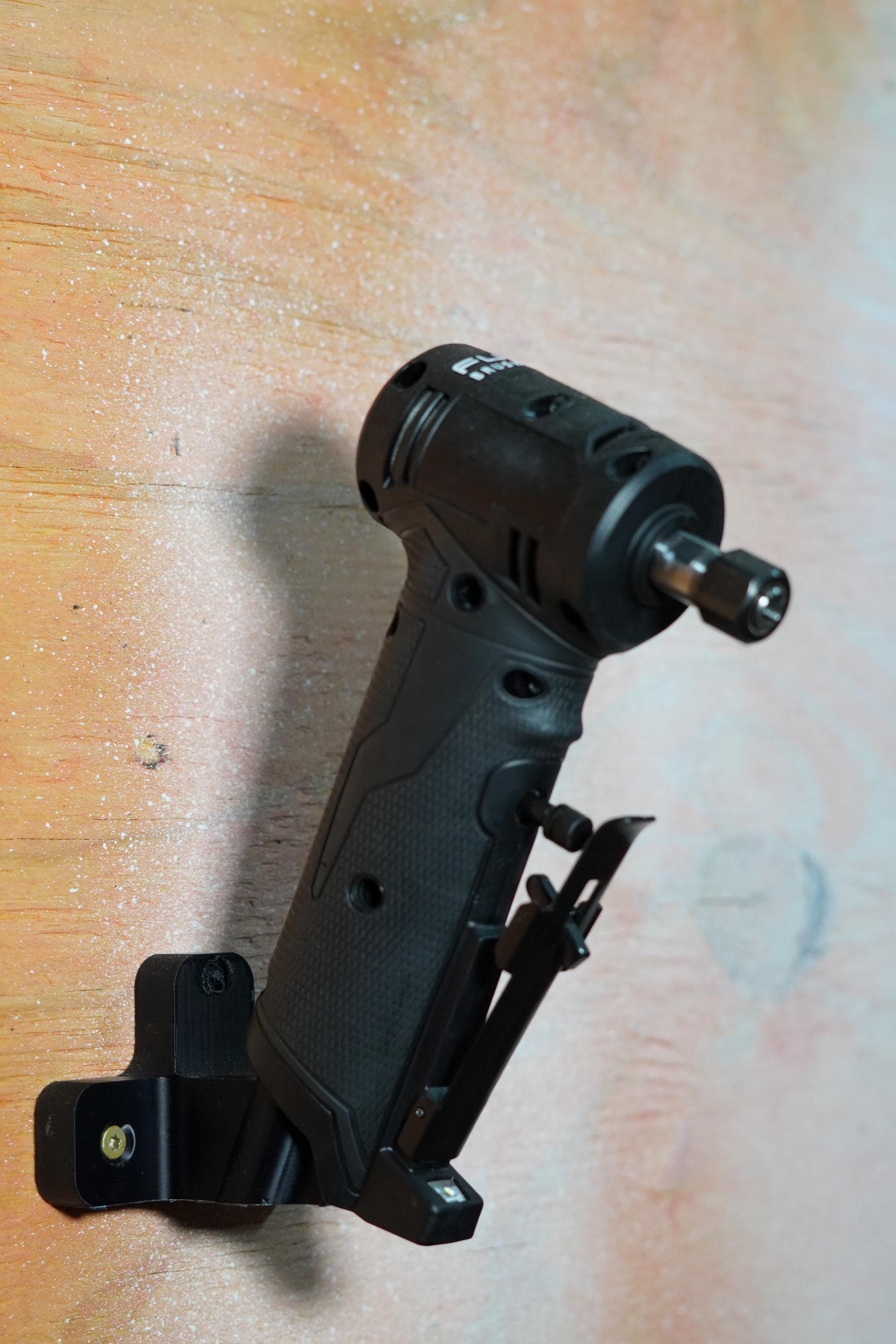 Milwaukee M12 tool holder wall-mounted with drill (etsy image id: 6835668879)