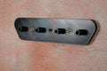 Milwaukee M12 drill heads stored neatly in a wall-mounted holder (etsy image id: 6837790599)