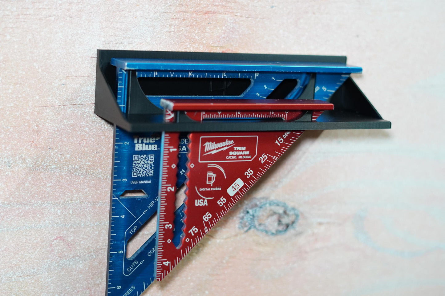 Speed Square Wall Mount | 3D Printed Tool Organizer (etsy image id: 6851346115)