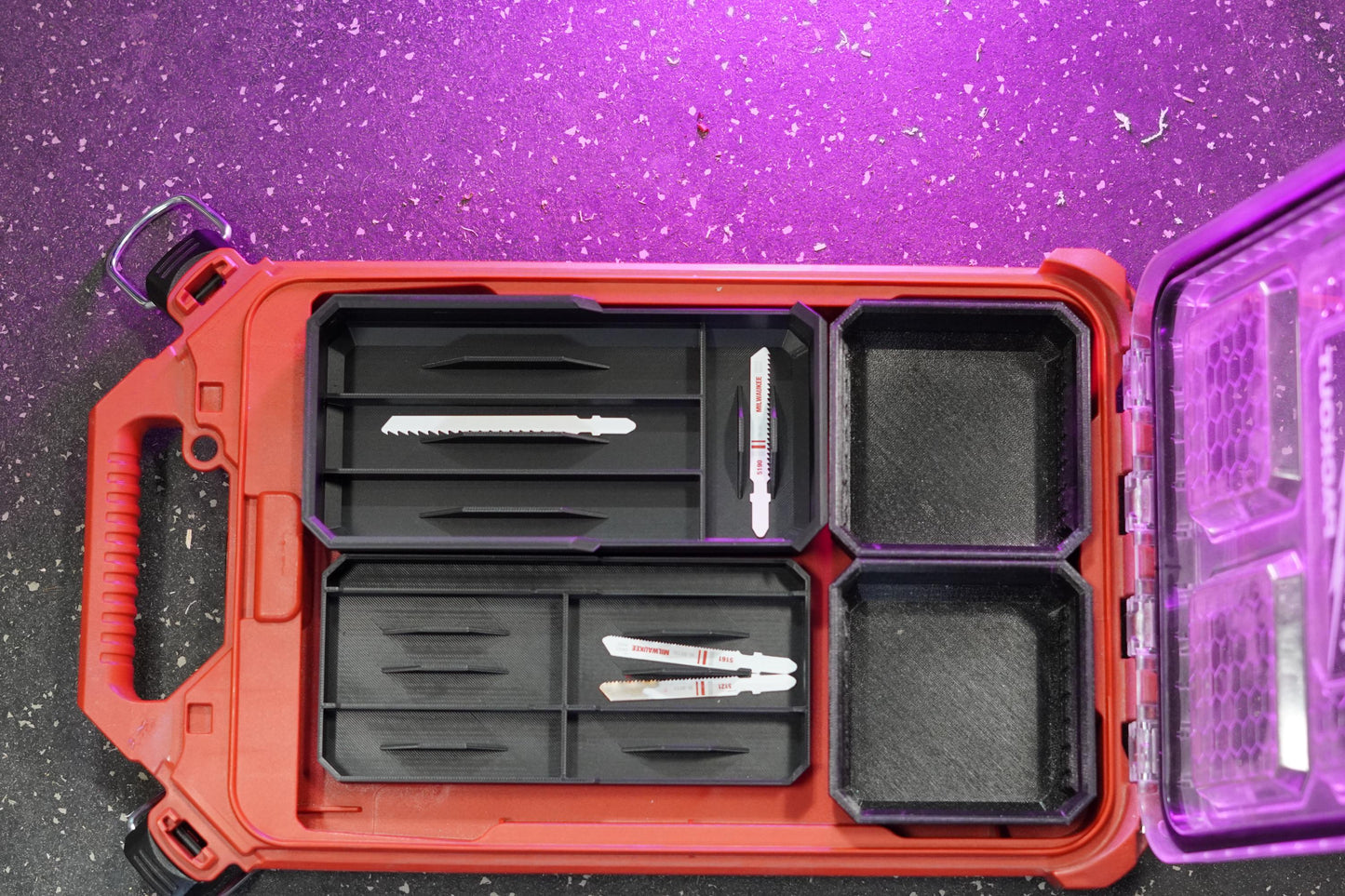 Milwaukee Packout Jigsaw Blade Organizer – Custom Insert for Compact Organizer (etsy image id: 6867304178)