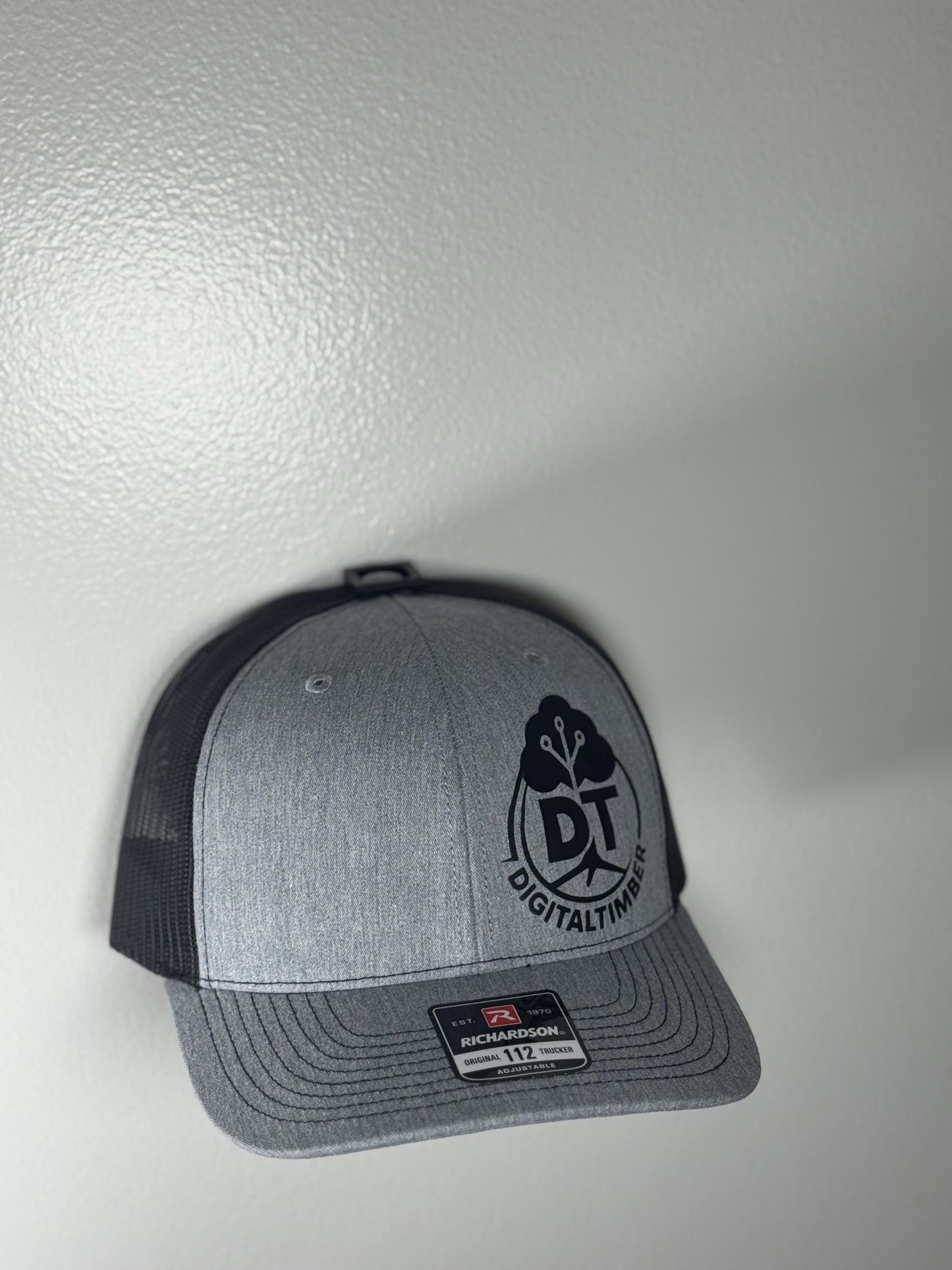 Hat mount installed on a smooth wall surface (etsy image id: 6918793143)