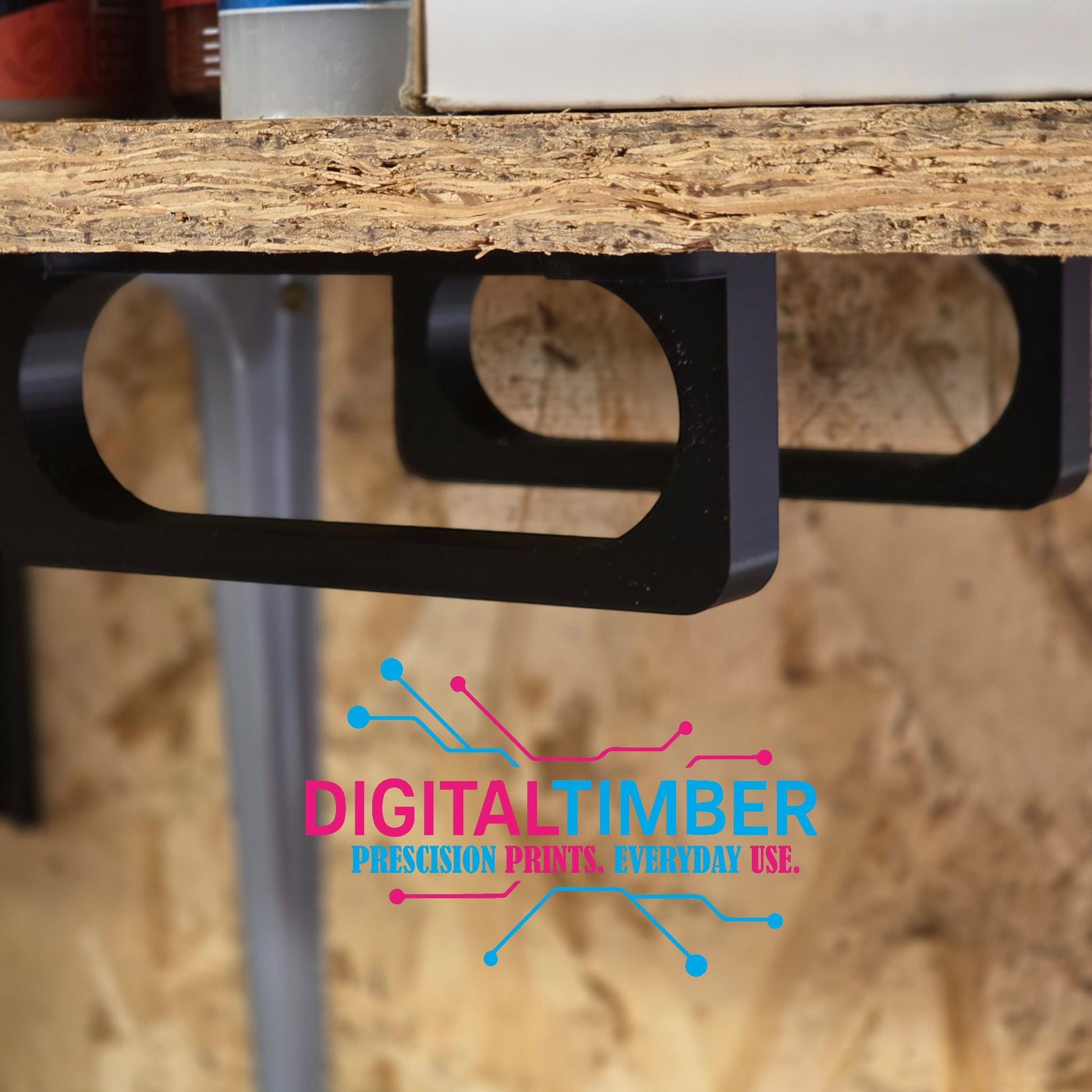 Caulking Tube Holder | Under Shelf 3D Printed Organizer (etsy image id: 7213332749)