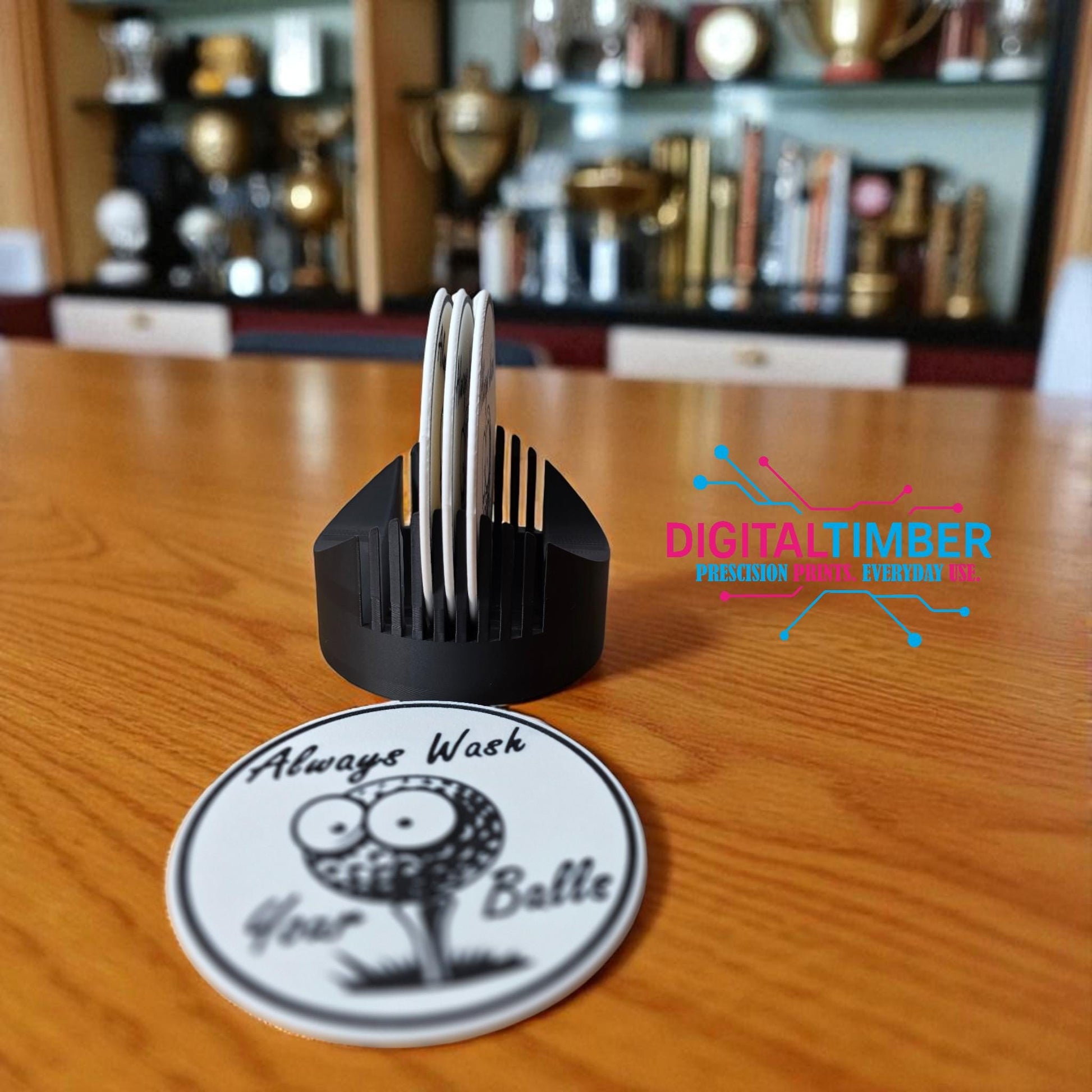 Golf gag gift coasters set – man cave and bar accessory (etsy image id: 7247874644)