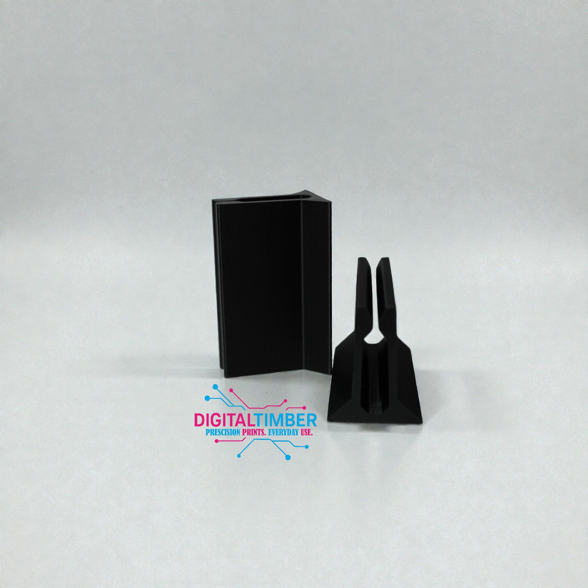 Clamp glue protector close-up, side profile