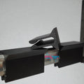Parallel bar clamp glue protector installed on a Bessey clamp