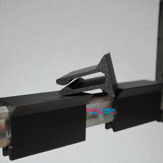 Parallel bar clamp glue protector on Bessey clamp (etsy image id: 7553360329)