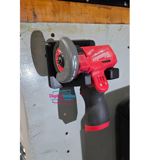 Wall Mount Holder for M12-Style Angle Grinder | Magnetic or Screw-Mount Tool Storage for Garage and Workshop (etsy image id: 7714087529)