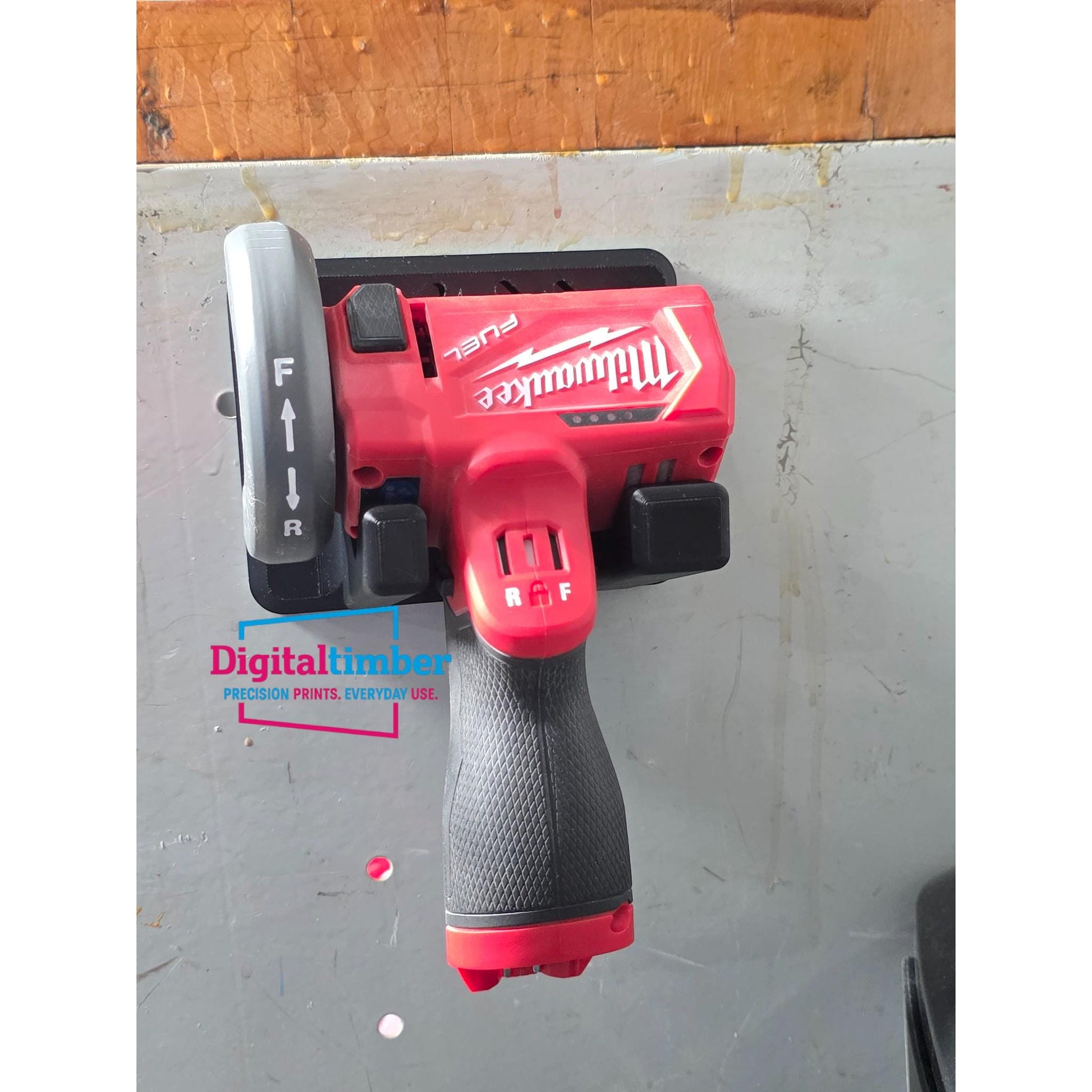Wall Mount Holder for M12-Style Angle Grinder | Magnetic or Screw-Mount Tool Storage for Garage and Workshop (etsy image id: 7714087535)