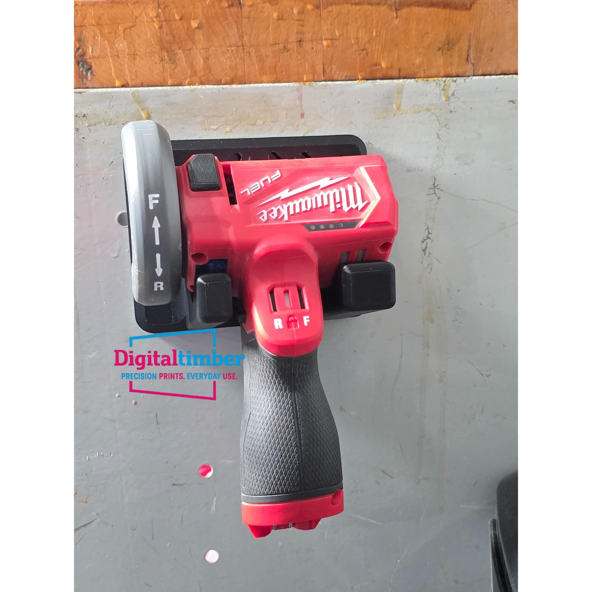 Wall Mount Holder for M12-Style Angle Grinder | Magnetic or Screw-Mount Tool Storage for Garage and Workshop (etsy image id: 7714087535)