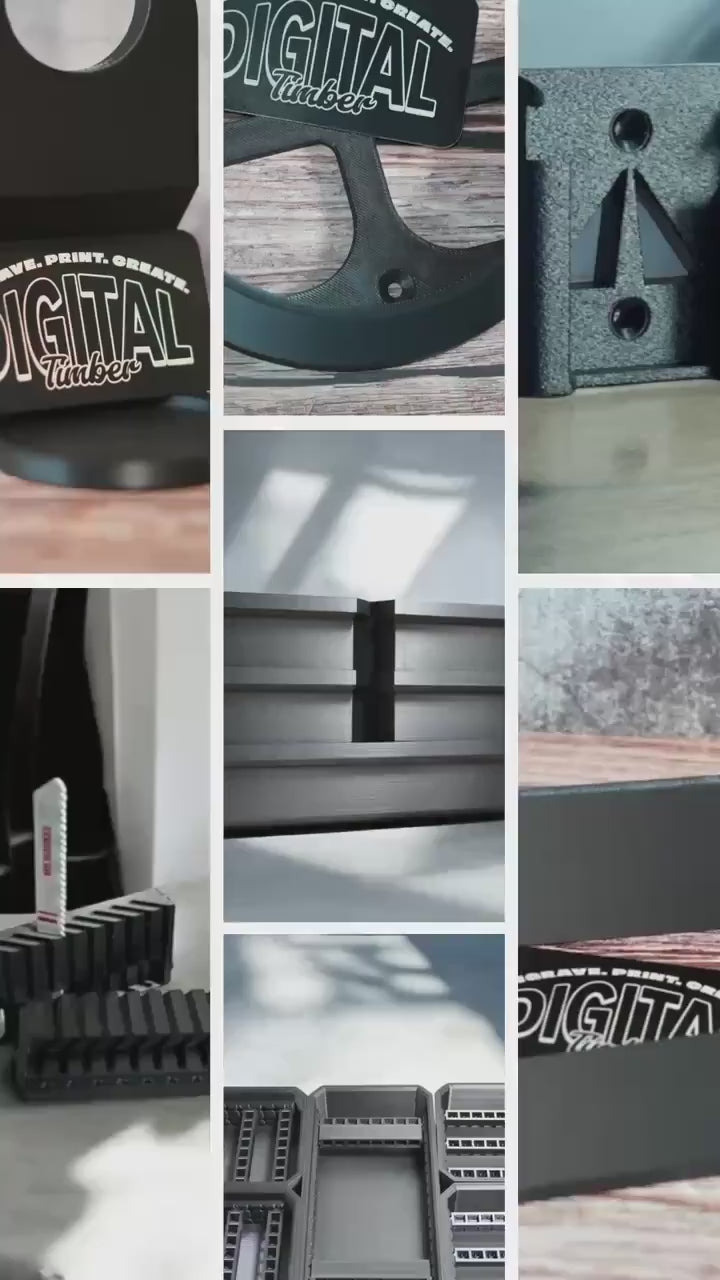 Magnetic Screwdriver Organizer: 6-Slot 3D Printed Tool Tray