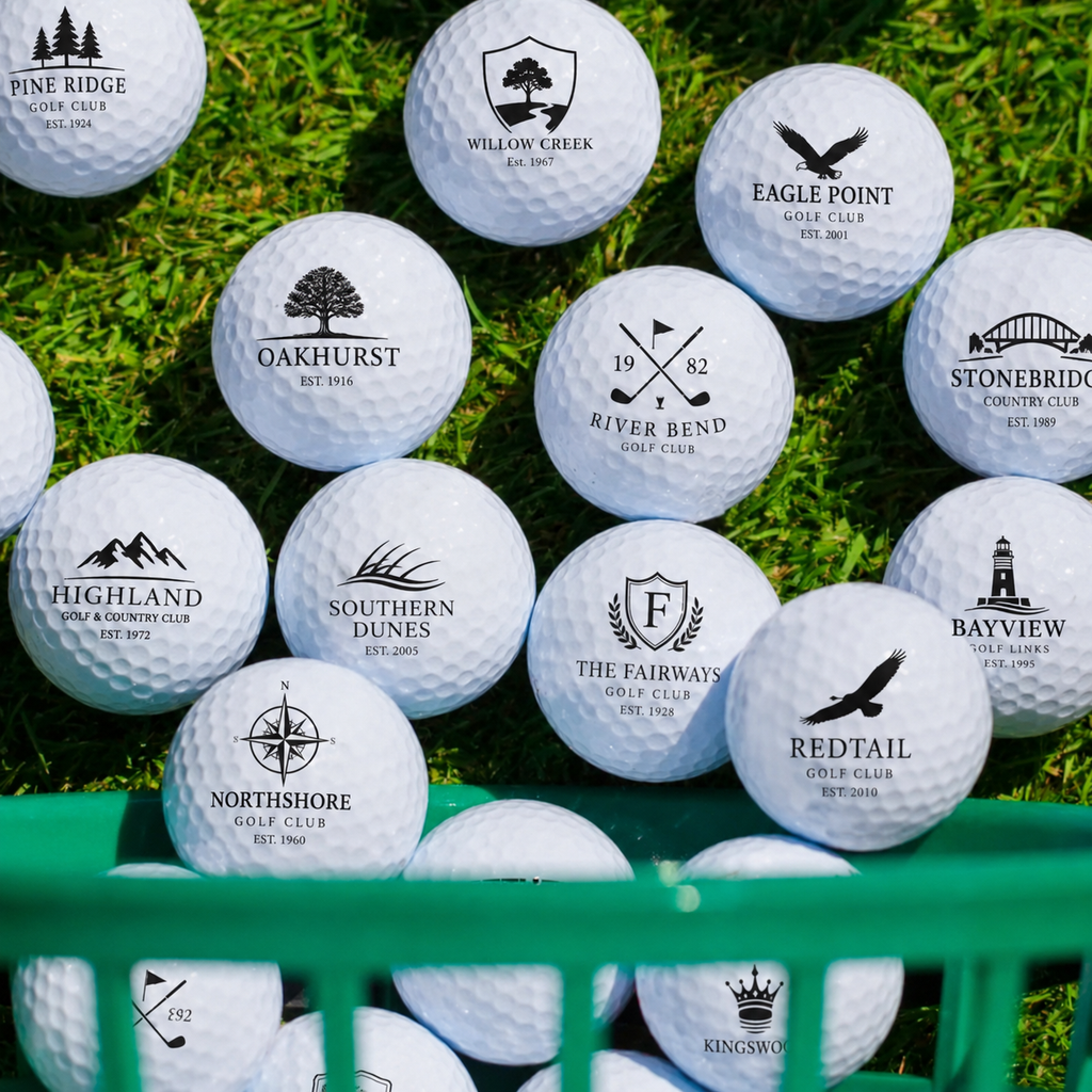 Custom Logo Golf Balls | Full-Color UV Printed